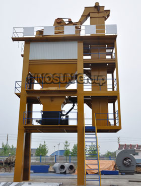 mixing tower of SAP120 asphalt batching plant 